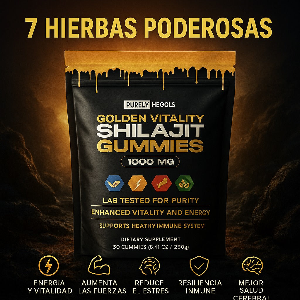 Shilajit Gummies™ | Mas energia, menos estres y lo mejor,100% sin azucares ni quimicos