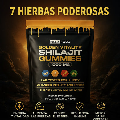 Shilajit Gummies™ | Mas energia, menos estres y lo mejor,100% sin azucares ni quimicos