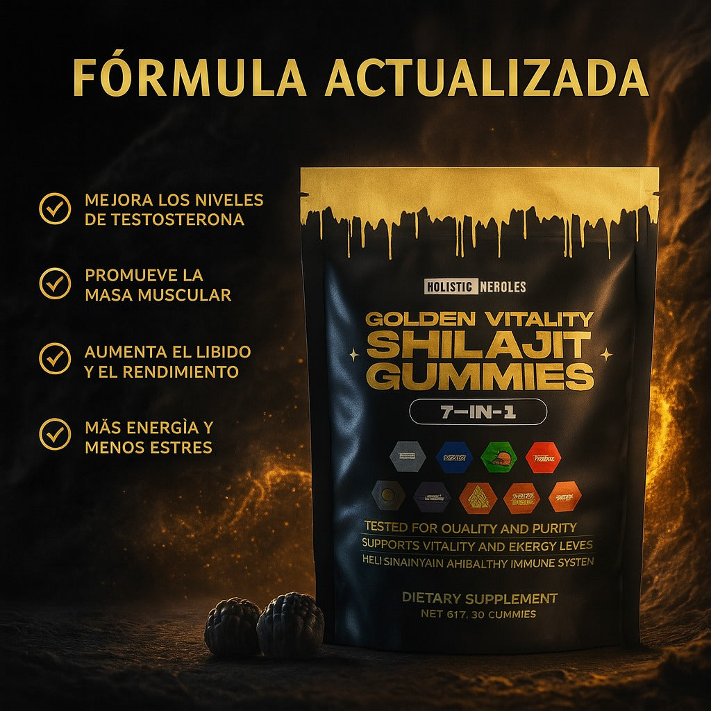 Shilajit Gummies™ | Mas energia, menos estres y lo mejor,100% sin azucares ni quimicos
