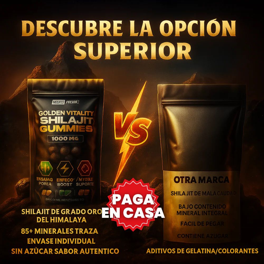 Shilajit Gummies™ | Mas energia, menos estres y lo mejor,100% sin azucares ni quimicos