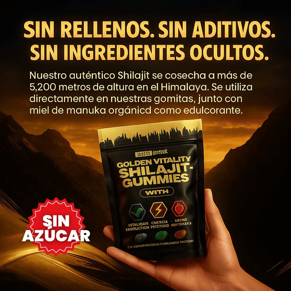 Shilajit Gummies™ | Mas energia, menos estres y lo mejor,100% sin azucares ni quimicos